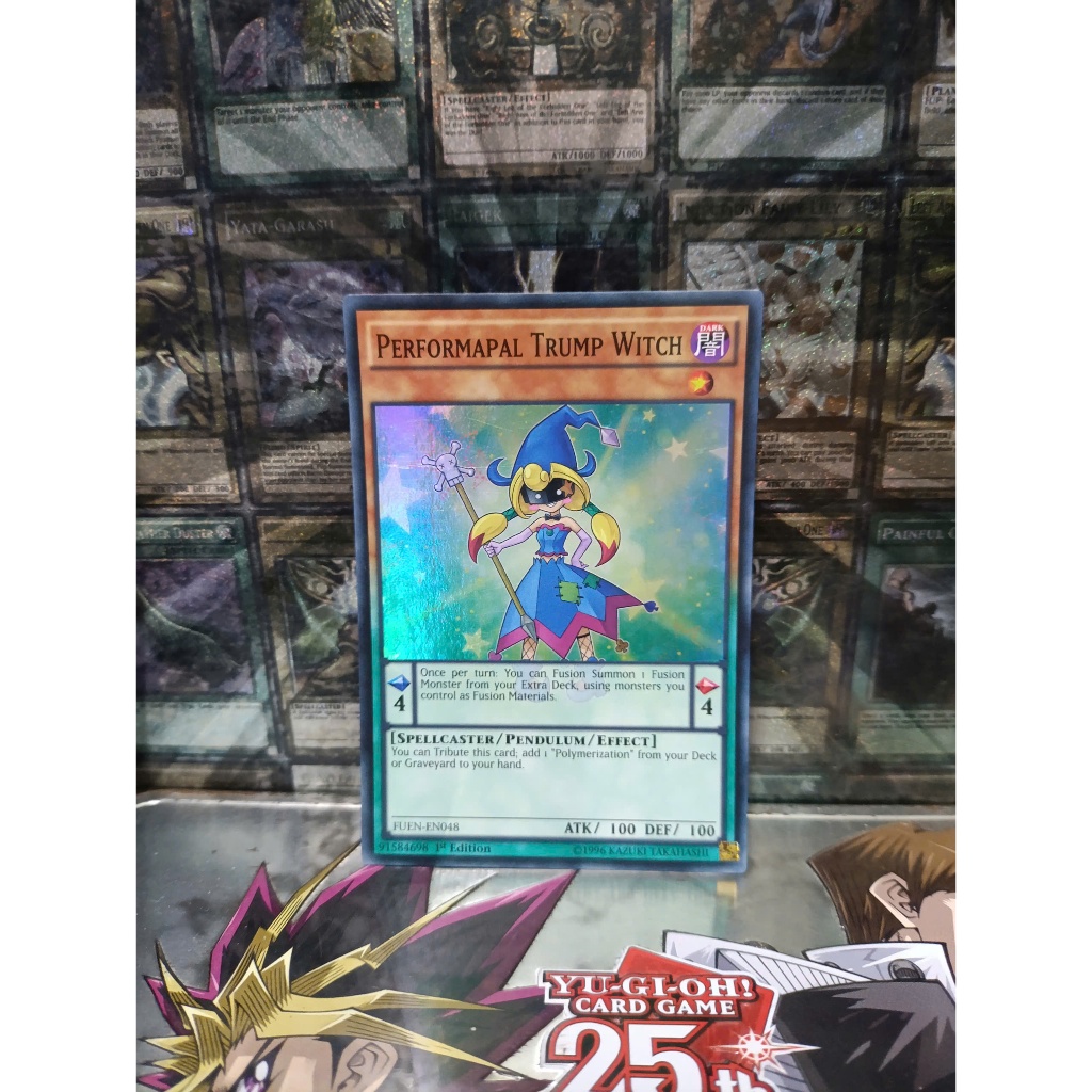 [ Do Lac Yugioh ] Mint90 Yugioh Pen Performapal Trump Witch Card
