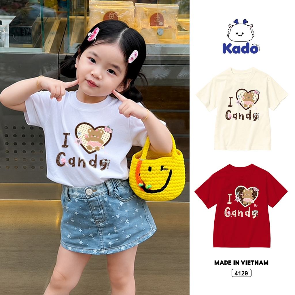 เสื้อยืด Teddy Bear Kado Collection สําหรับเด็กชายและเด็กหญิง