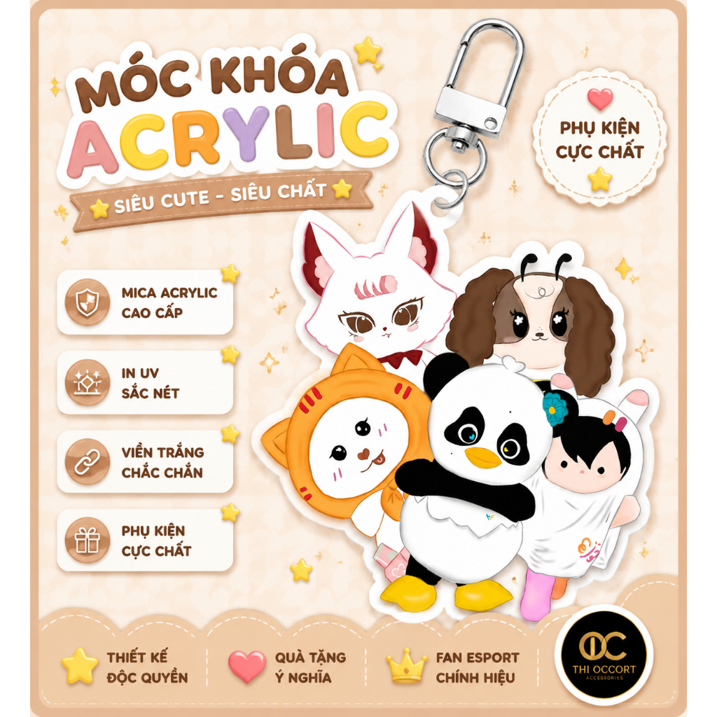พวงกุญแจ GMMTV GL MASCOTS