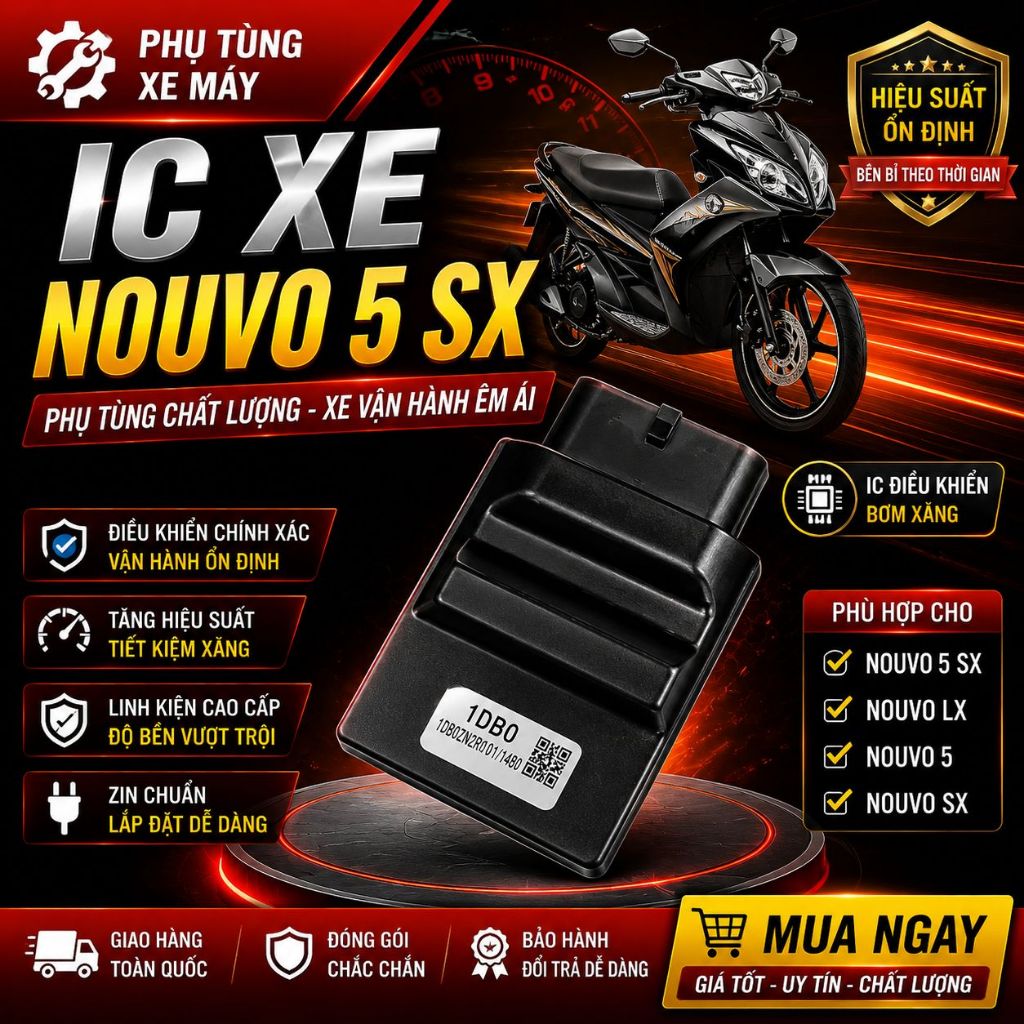 Nouvo 5 SX รถ IC | กล่องจุดระเบิดอิเล็กทรอนิกส์-ระเบิดเครื่องยนต์อย่างรวดเร็ว-ก๊าซที่มีความสําคัญ-กา