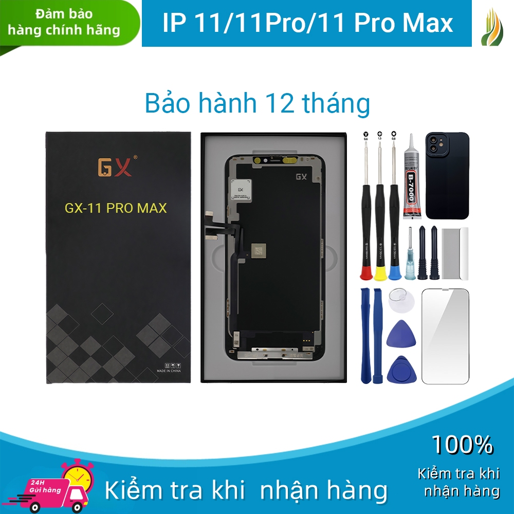 หน้าจอ GX-OLED/HD/HD+ ของแท้เข้ากันได้กับ IP 11/11 Pro/11 Pro Max พร้อมชุดฟรี