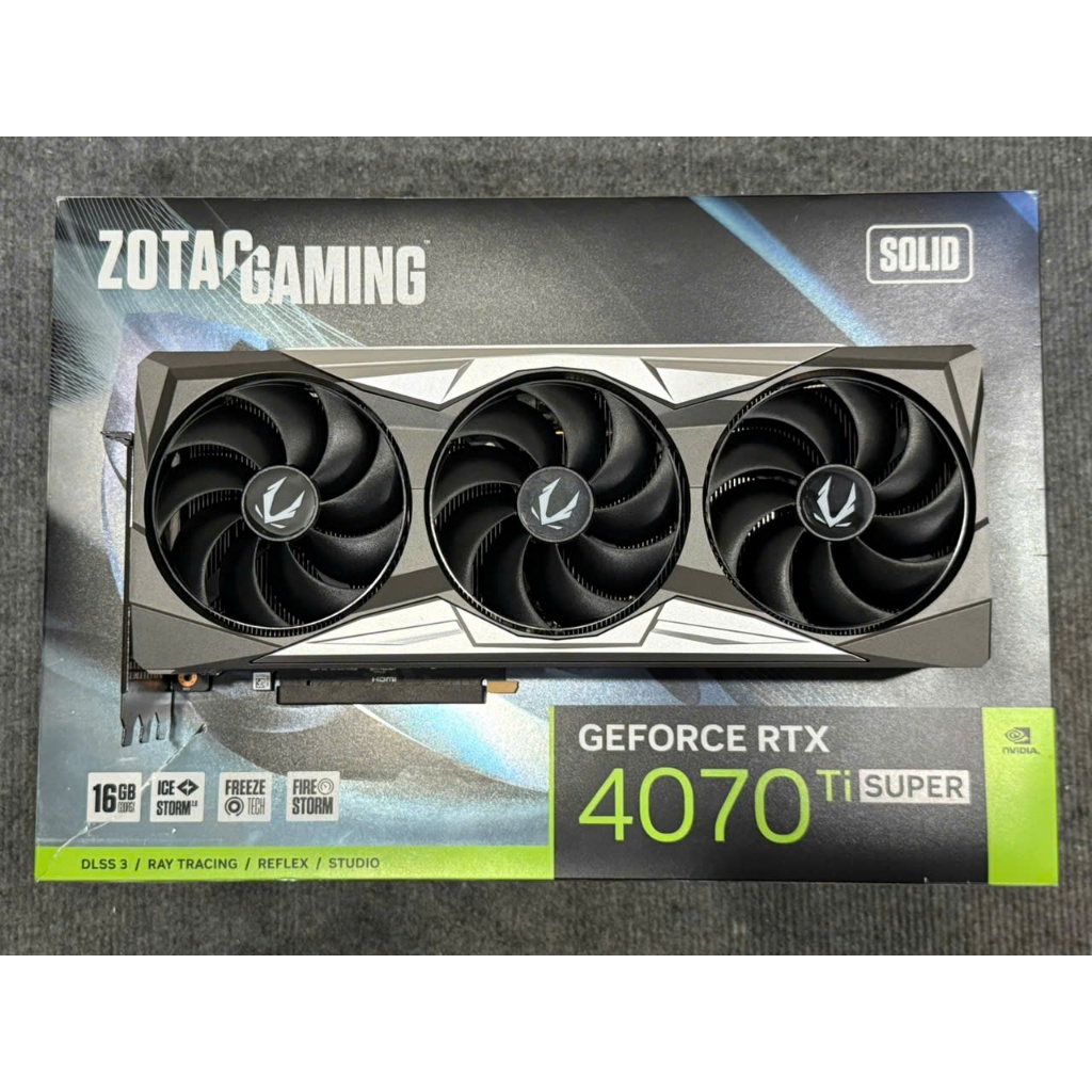 ZOTAC GAMING RTX 4070 Ti Super SOLID 16GB GDDR6X 11/2027