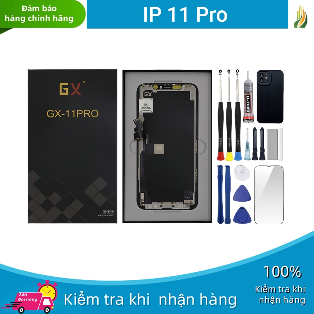 หน้าจอ GX-OLED ของแท้เข้ากันได้กับ IP 11 Pro มาพร้อมชุด 12T