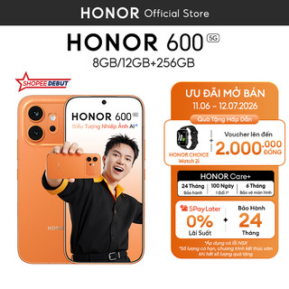 [ƯU ĐÃI MỞ BÁN] Điện Thoại HONOR 600 5G 8/12GB + 256GB | Chip Snapdragon 7 Gen 4 | AI Camera 200MP | BH 24 Tháng