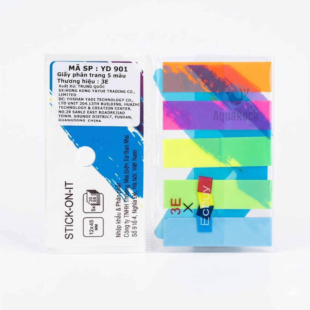 [BUY MORE SUPER CHEAP] แพ็คละ 100 แผ่น / sticky note 3E YD901 / YD-901 5 สี