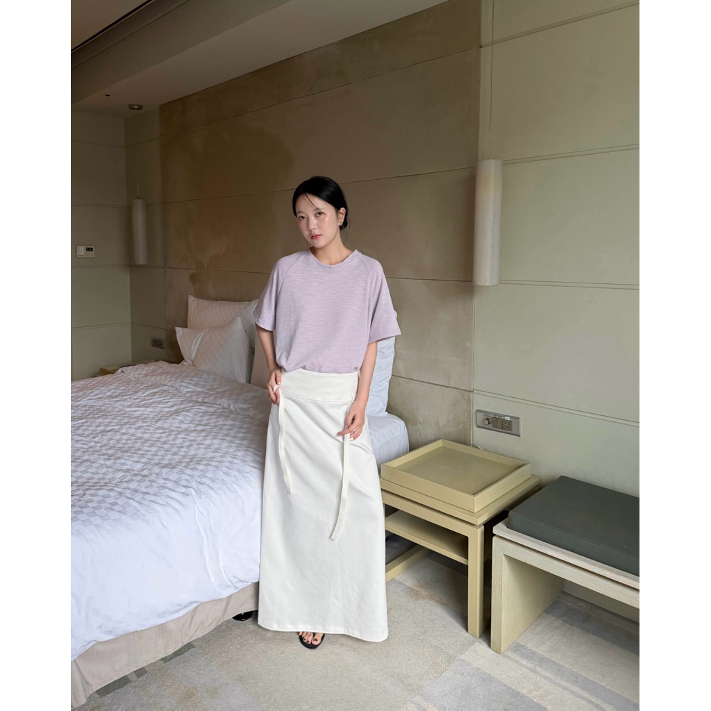 เสื้อยืด ROOMY | Mir.byhi | เสื้อยืดไหมพรมสีพื้นเกาหลี