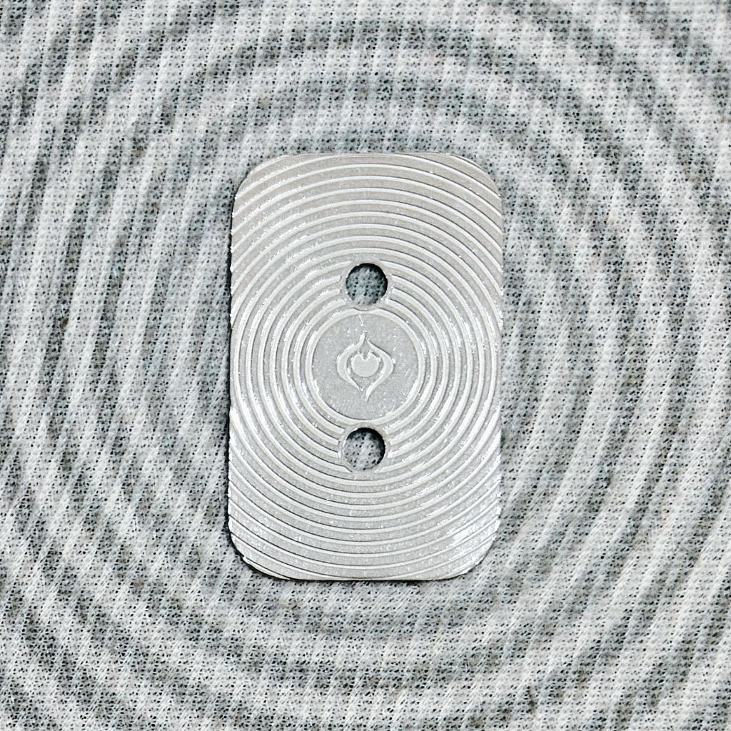 Base Plate Steel SS Teflon Aura Sand Push Card