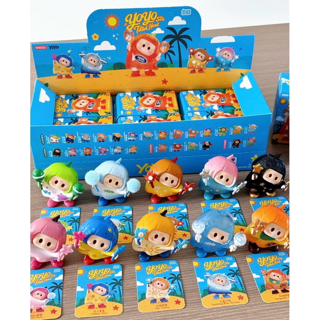 [BOX OF 1] Blindbox Yoyo S2 Tilted Head - โมเดลตั้งโชว์น่ารักเป็นของขวัญ