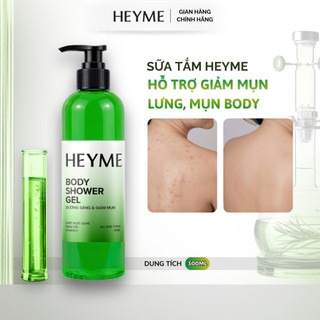 Sữa tắm HEYME hỗ trợ giảm mụn lưng 300ml - Bodyshower Gel