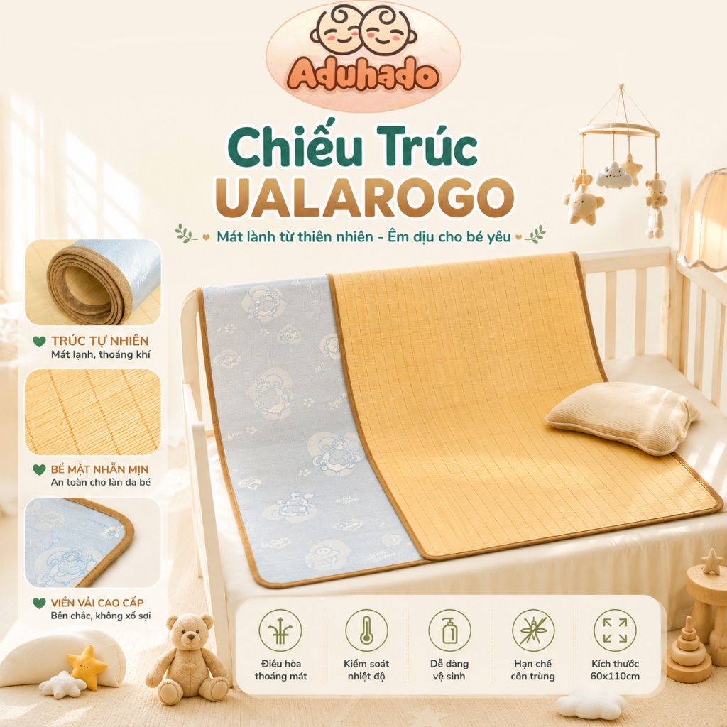 BamBoo Tencel UALAROGO เครื่องปรับอากาศ BamBoo Mat ur8891