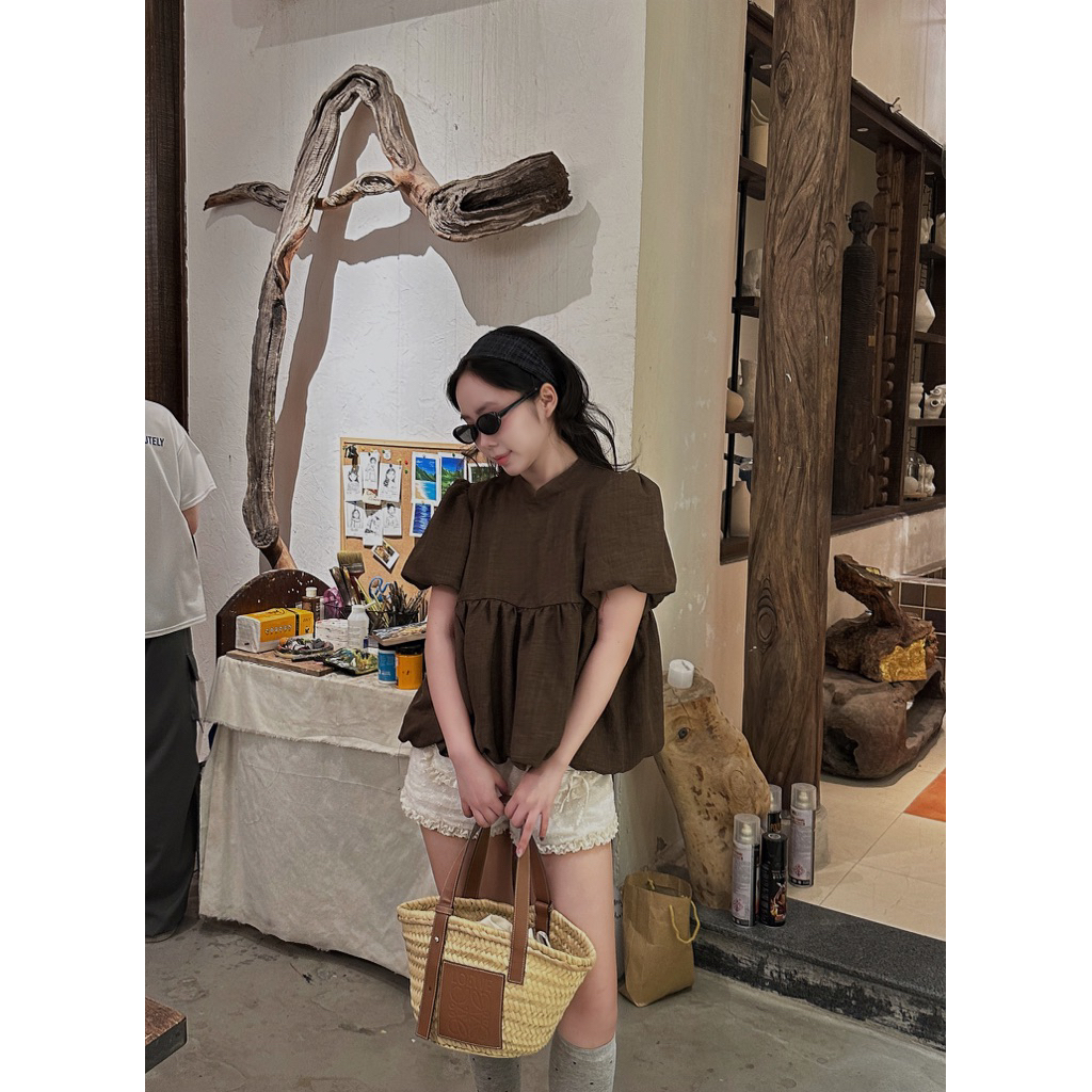 เสื้อคอปาด A4739 Nana21 Nanastore21