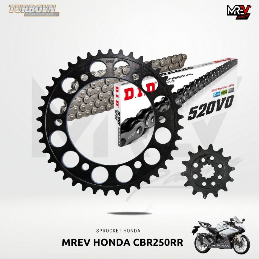 MREV Honda CBR250RR เฟืองโซ่เหล็ก