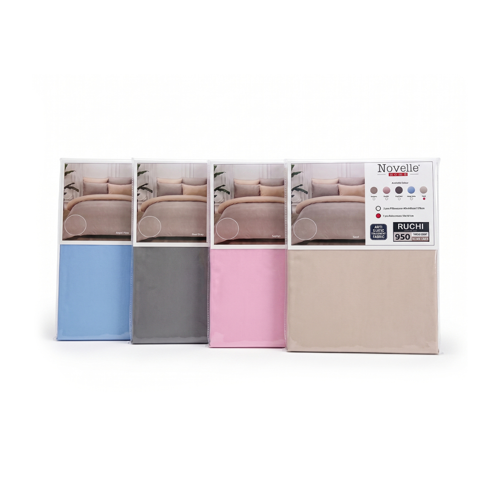 ปลอกหมอนคู่ ปลอกหมอน Novelle Home Ruchi