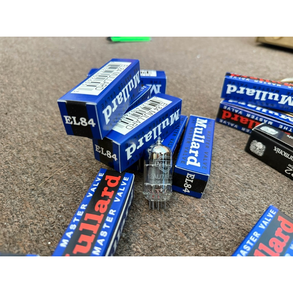 หลอดไฟ 12au7 mullard ผลิตในรัสเซีย หลอดใหม่ในกล่อง