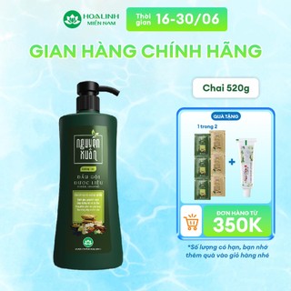 Dầu gội dược liệu Nguyên Xuân Xanh dưỡng tóc 520g
