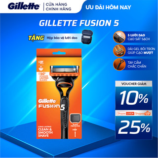 [MỚI] Dao Cạo Râu GILLETTE FUSION 5 - Cạo Sát Đỉnh Cao, Êm Mượt Bảo Vệ Da