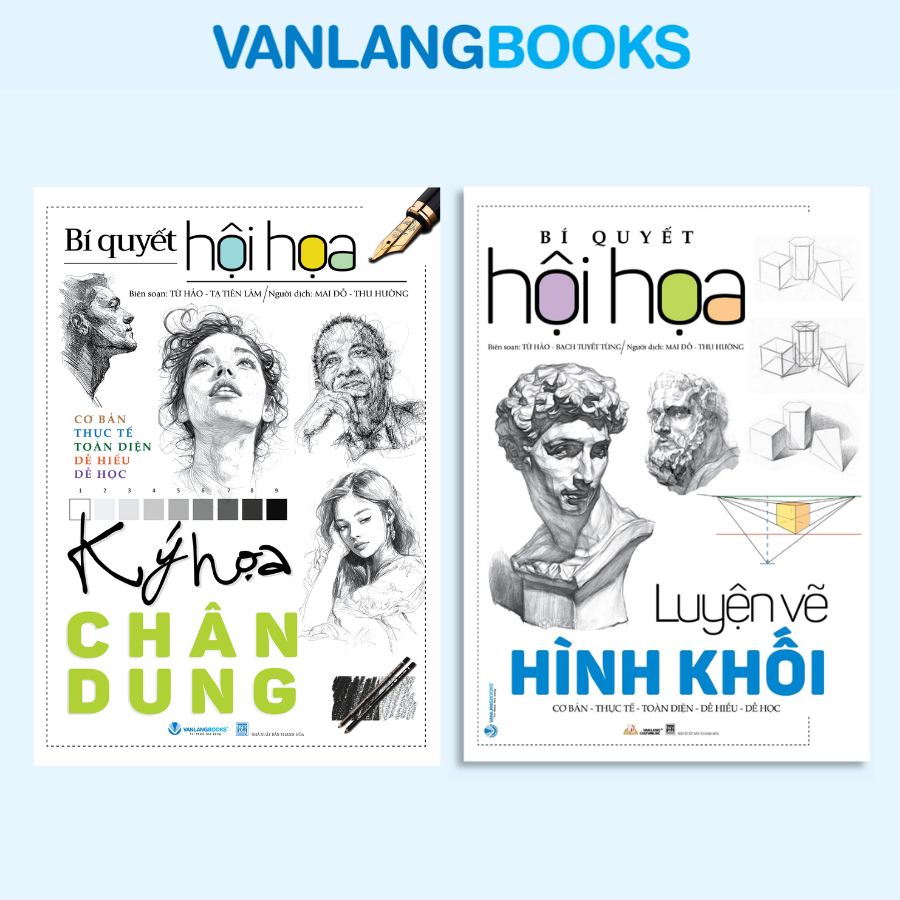 หนังสือ - Combo of 2 Secrets of Painting - Portrait