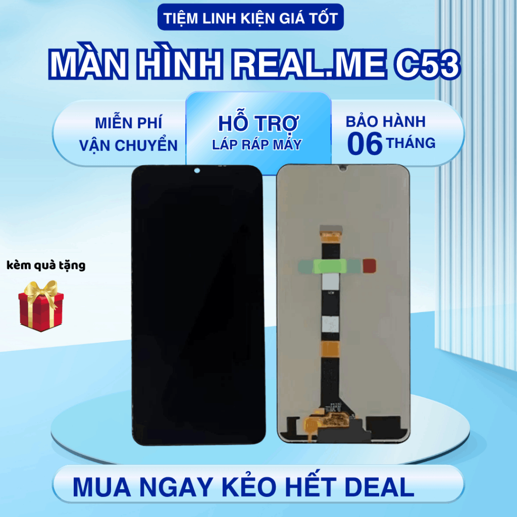 [HCMC EXPRESS] หน้าจอที่รองรับ Real.me C53, C51 (พร้อมกาว)