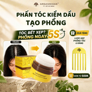 Phấn Tóc Kiềm Dầu Arganmidas 4g, Bột Tạo Phồng Chân Tóc, Giảm Bết Tóc, Tóc Bồng Bềnh Tức Thì