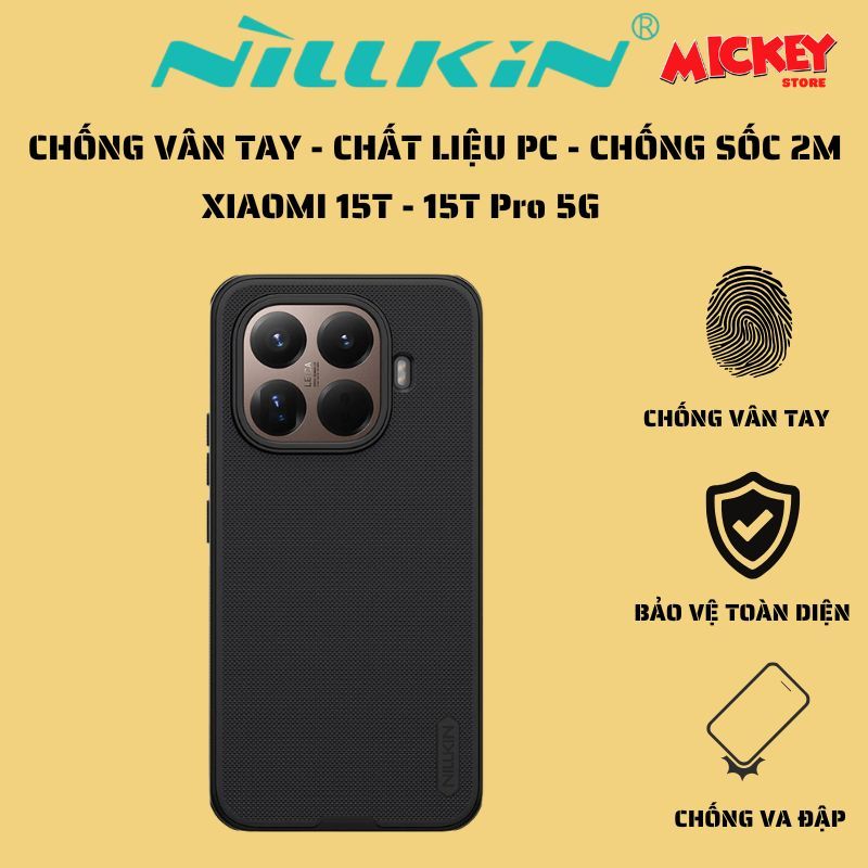 NILLKIN SHIELD PRO CASE สําหรับ XIAOMI 15T / 15T PRO 5G – PREMIUM SHOCKPROOF, ANTI-FINGERPRINT