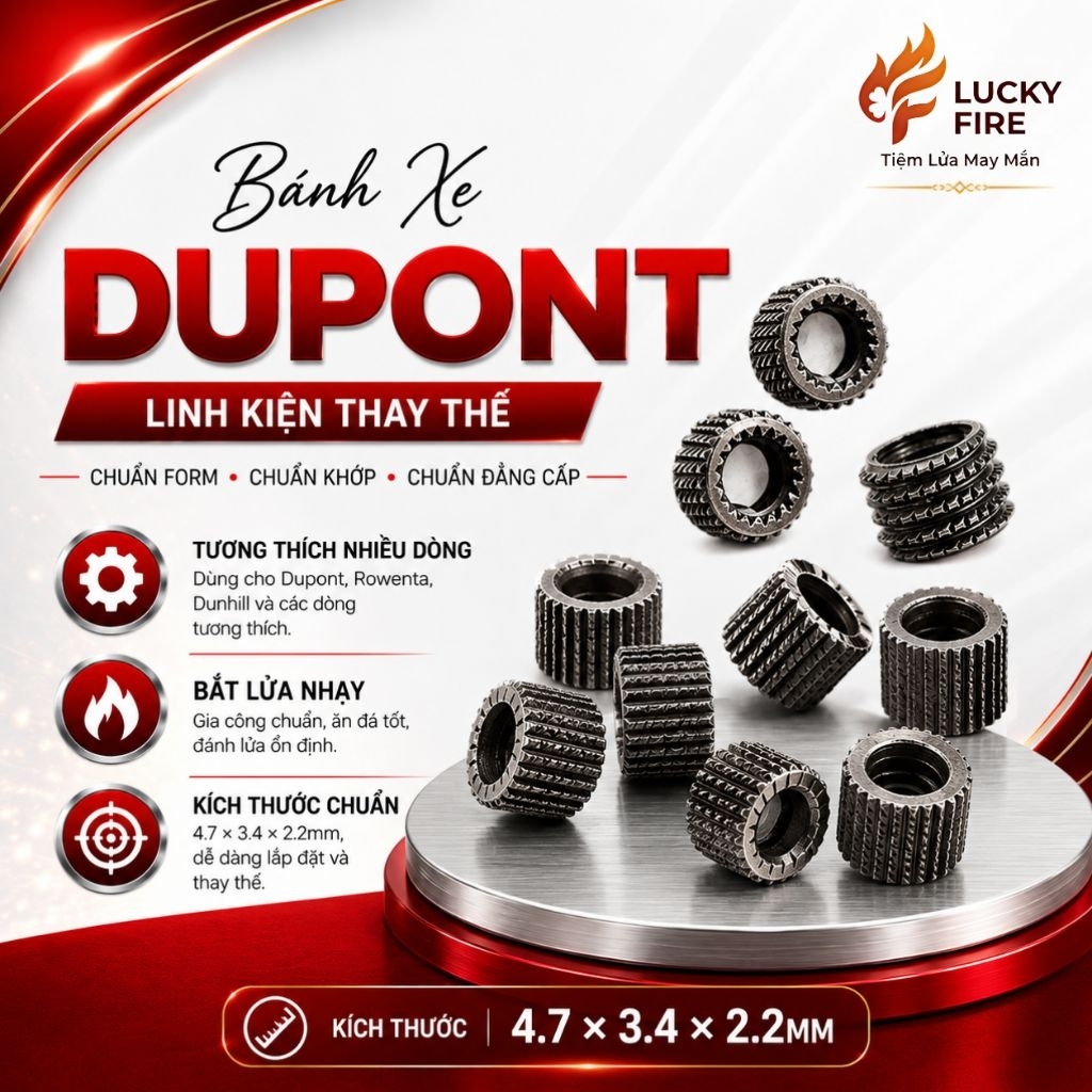 ล้อ Dupont พรีเมี่ยม 4.7 x 3.4 x 2.2mm