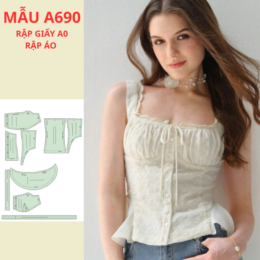 แผ่นกระดาษ A0-ชุดสตรี-A690