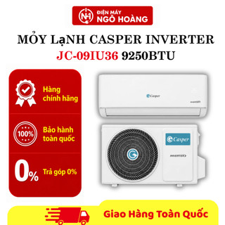 Máy lạnh Casper 1.0HP Inverter 1HP JC-09IU36, điều hòa 1 chiều tiết kiệm điện, làm lạnh nhanh - Điện Máy Ngô Hoàng