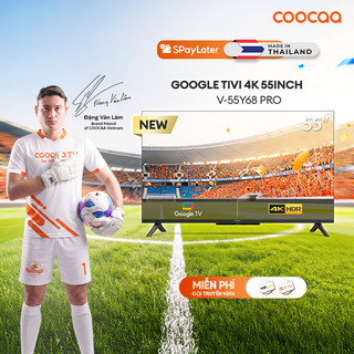 [Miễn phí lắp đặt HCM - HN] Google Tivi QLED Coocaa 55 inch - 55Y68 Pro