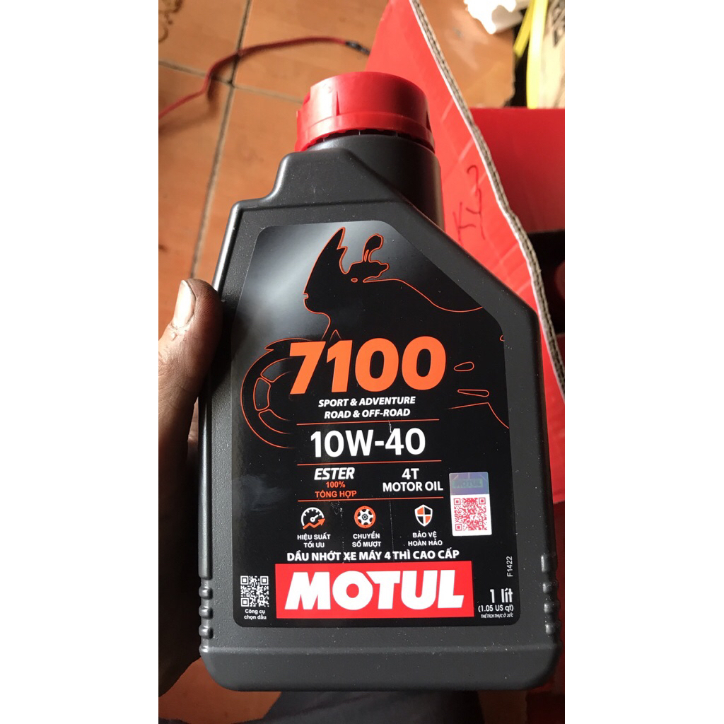 โมตุล 7100 10ว 40 รุ่นใหม่ 1 ลิตร โมตุล 7100 10ว 40 1 ลิตร น้ํามันหล่อลื่นรถมอเตอร์ไซด์