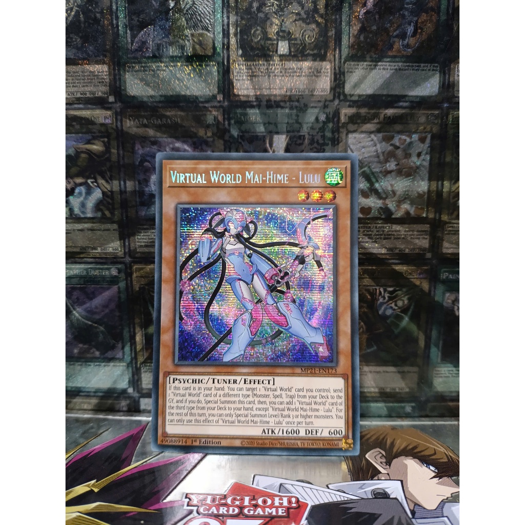 [ Do Lac Yugioh ] การ์ด Mint90 Yugioh Monster Virtual World Mai-Hime - Lulu