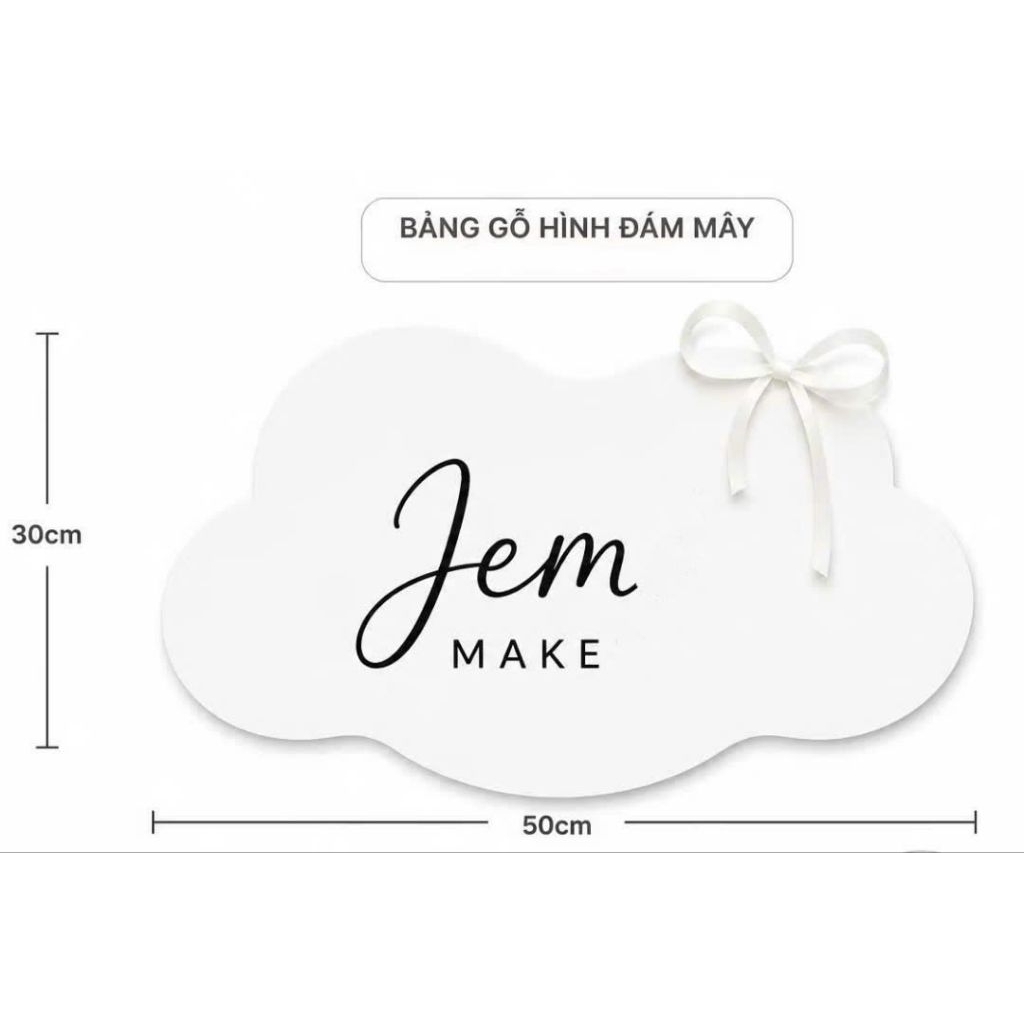 ️ DECOR CLOUD-SHAPED WOODEN TABLE ️