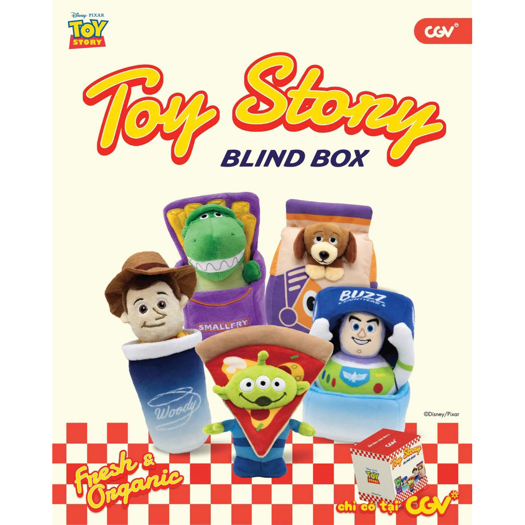 Toy Story Blind Box - Fast Food Series - TOY STORY 5 - TOY STORY 5