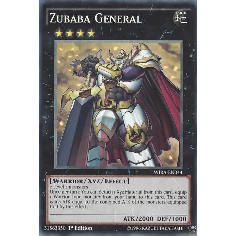[ การ์ด Yugioh ของแท้ ] Zubaba General - WIRA_EN044 - ทั่วไป