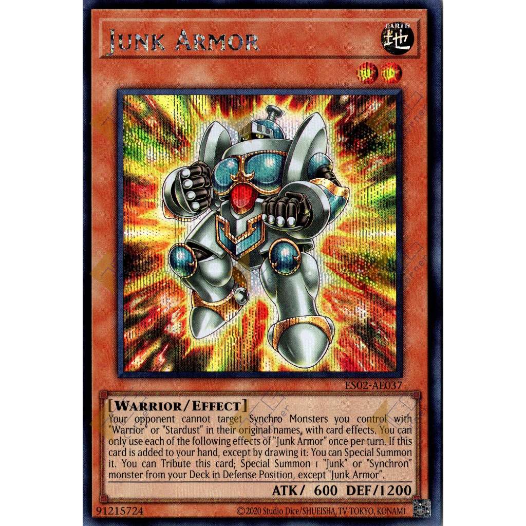 [KW2 Yugioh] [EN-AE] การ์ด ES02-AE037 Junk Armor