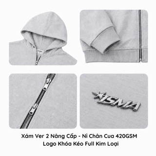 [NEW ARRIVAL] Hoodie Zip Form Boxy Batwing Premium Fleece Fabric INSOMNIA CLUB - HD015