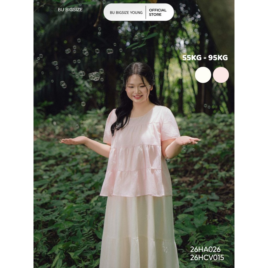 เสื้อเบบี้ดอลล์ 4 ชั้น BIGSIZE – 26HA026 - [BU Bigsize Young]