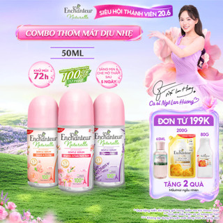 [MỚI] Lăn khử mùi tinh chất Serum Làm Sáng Da và Che Mờ Thâm sau 5 ngày - 100% thiên nhiên dịu nhẹ Enchanteur 50ml