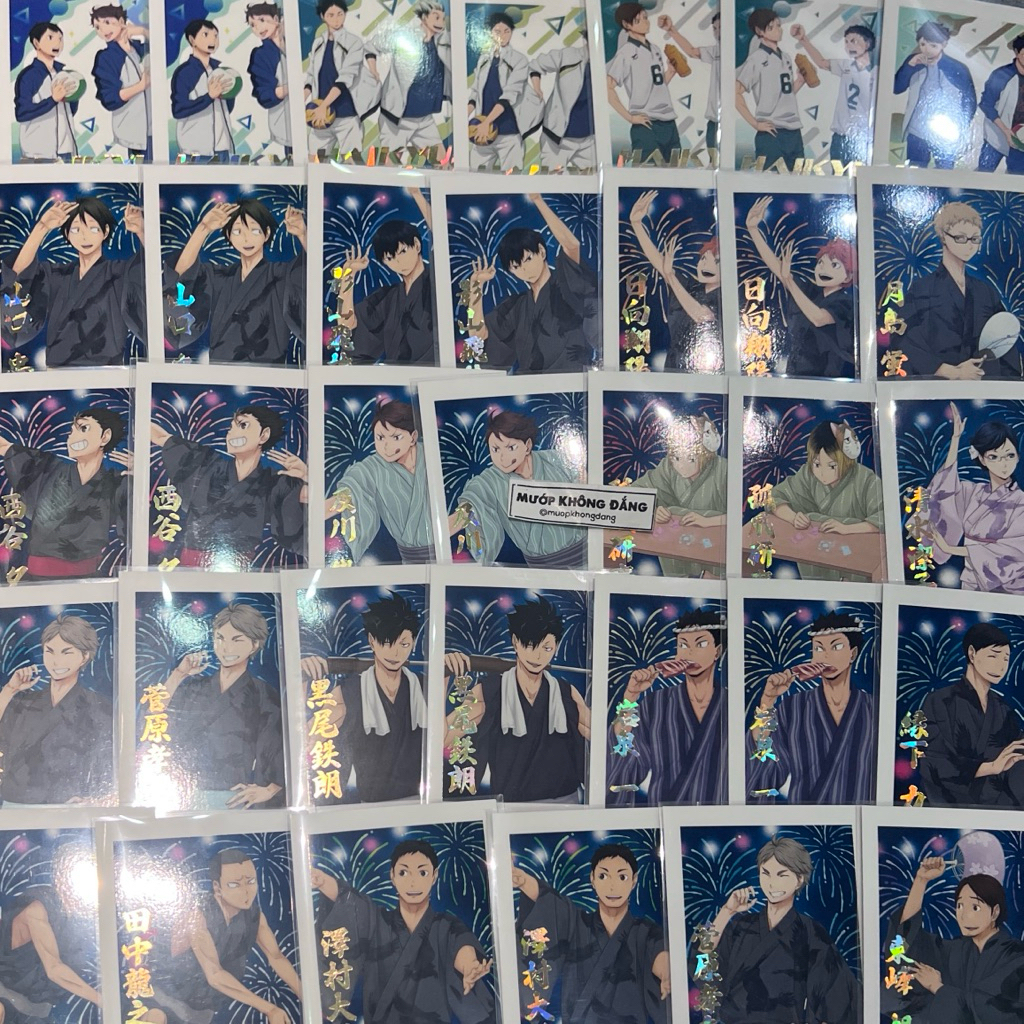 [HQ AVAILABLE - P34] การ์ดโพล่า HAIKYUU diginity vol PREMIUM vol 3 vol 4 KAGE HINA TSUKKI OIKAWA KEN