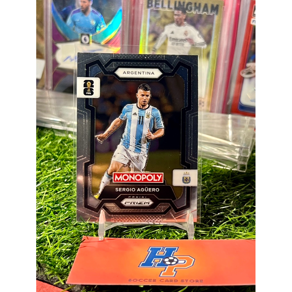 Sergio Aguero Panini Prizm Monopoly Worldd Cup 2026 การ์ดฟุตบอล