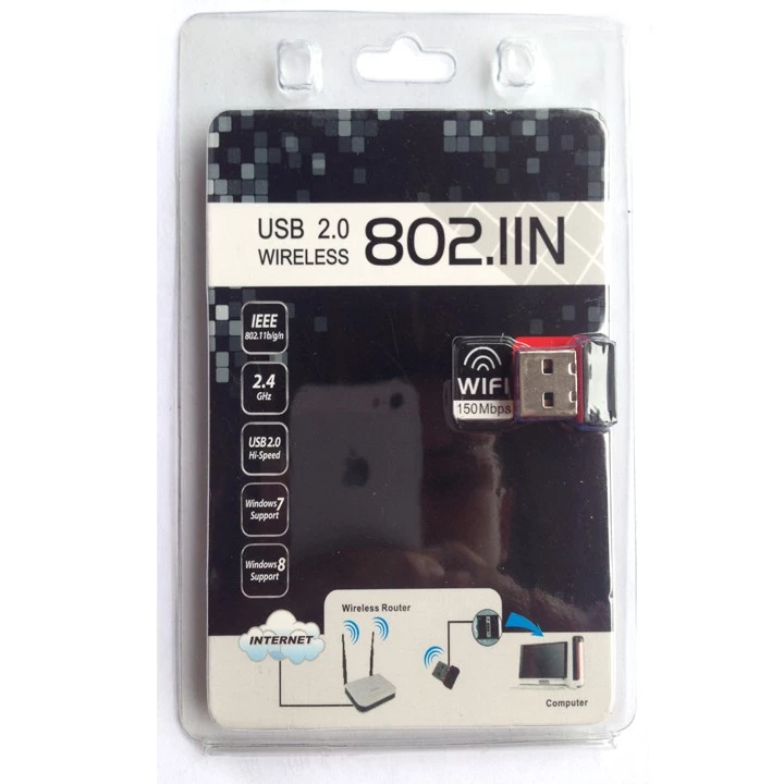 ตัวรับสัญญาณ Usb wifi RT5370 ความเร็ว 150mb