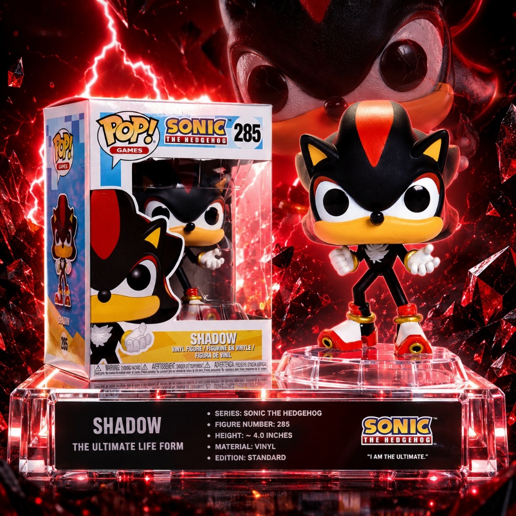 Pop Mart Shadow the Hedgehog 285 Sonic the Hedgehog 2166 d5 16