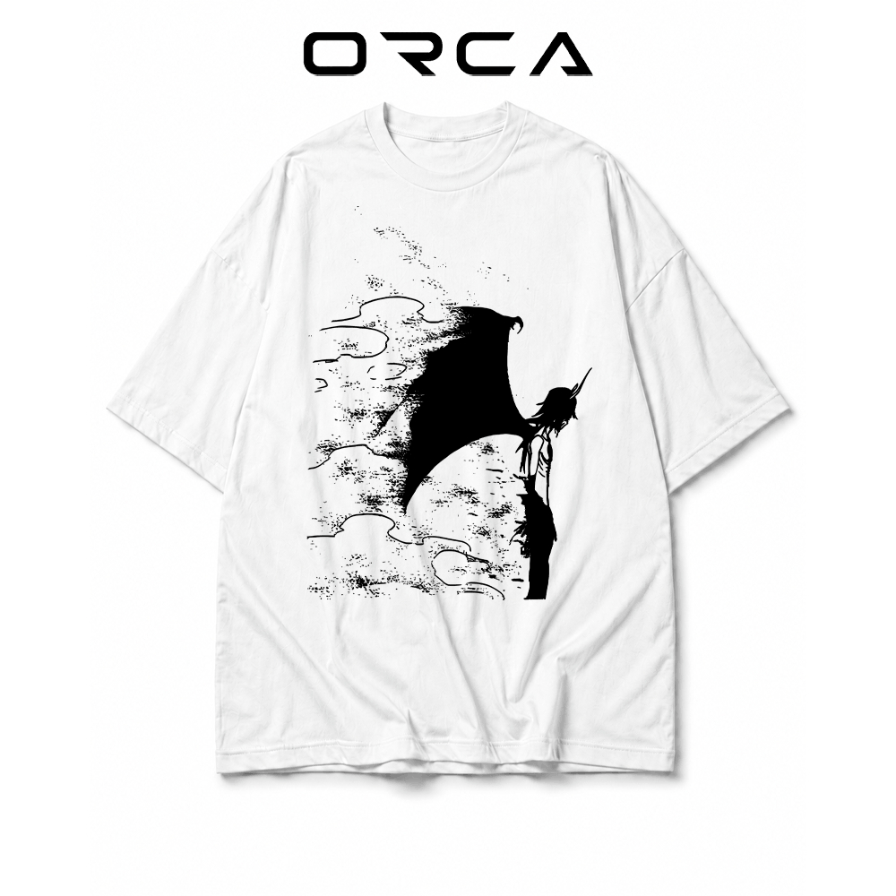 เสื้อยืด Orca พิมพ์ลาย Ulquiorra Cifer Bleach - ผ้าคอตตอนคุณภาพสูง - ORCA461
