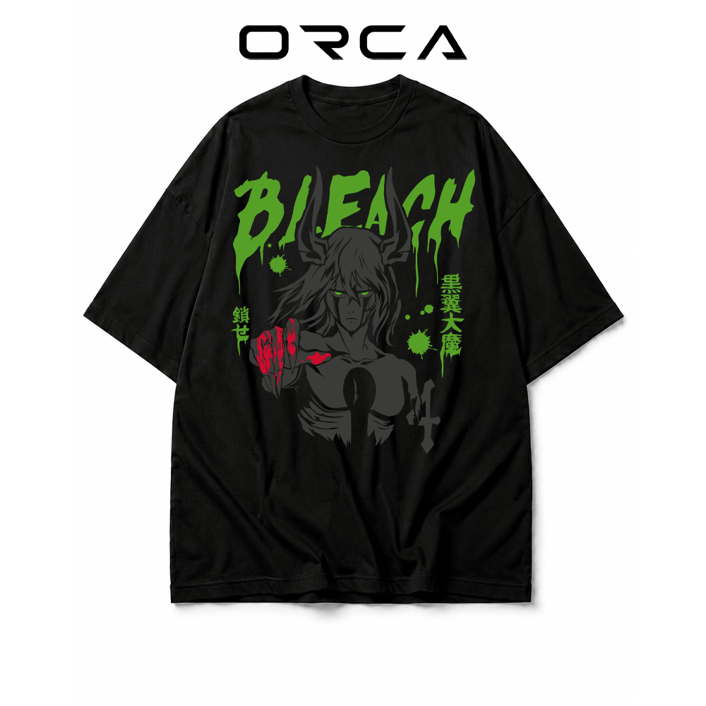 เสื้อยืด Orca พิมพ์ลาย Ulquiorra Cifer Bleach - ผ้าคอตตอนคุณภาพสูง - ORCA480