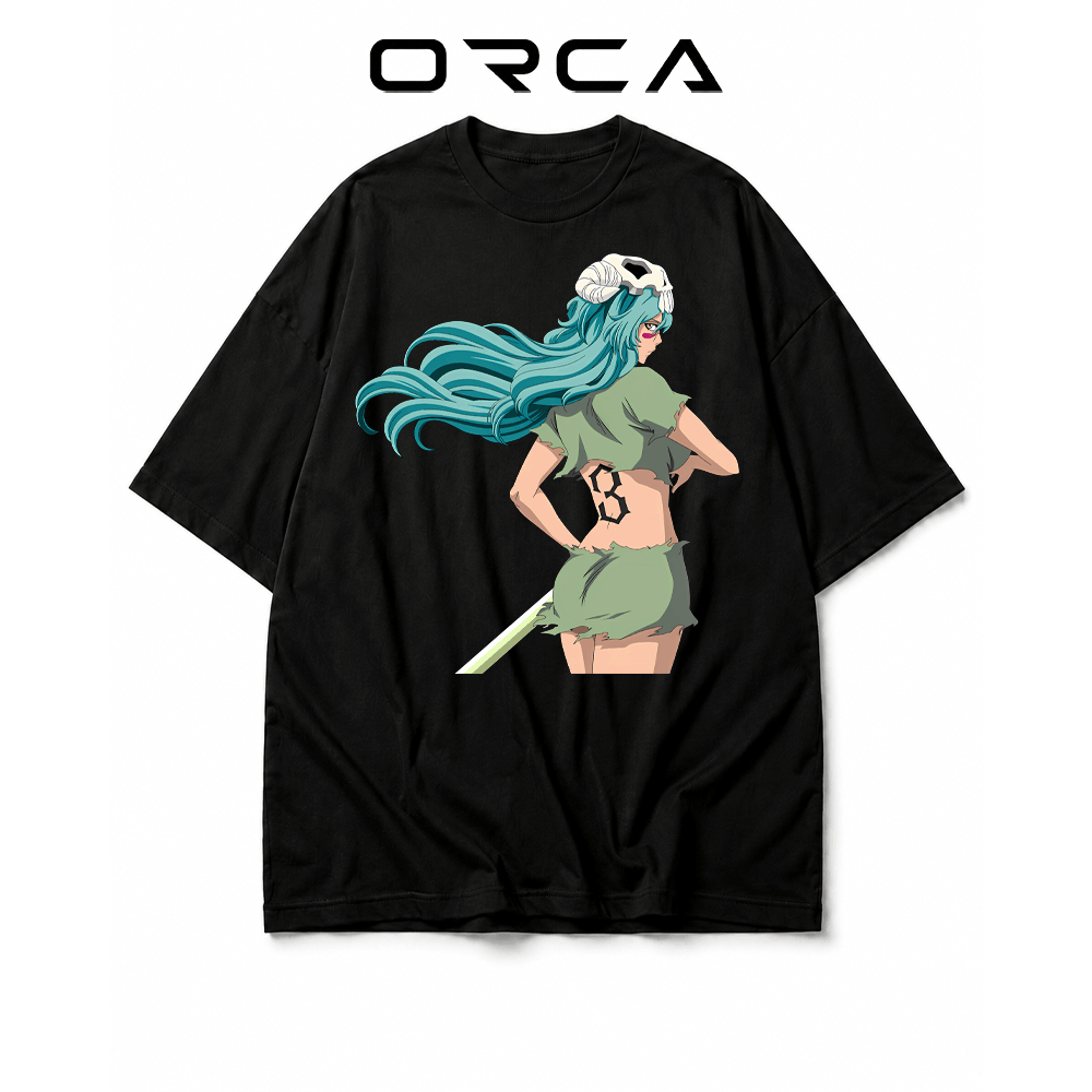 เสื้อยืด Orca พิมพ์ลาย Nelliel Tu Odelschwanck Bleach - ผ้าคอตตอนคุณภาพสูง - ORCA511