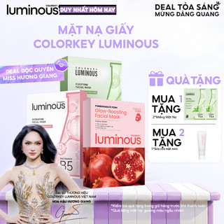 [BEST SELLER] 1 Hộp Mặt Nạ Giấy COLORKEY LUMINOUS Hỗ Trợ Cấp Ẩm PHIÊN BẢN NÂNG CẤP MỚI 10 miếng/hộp