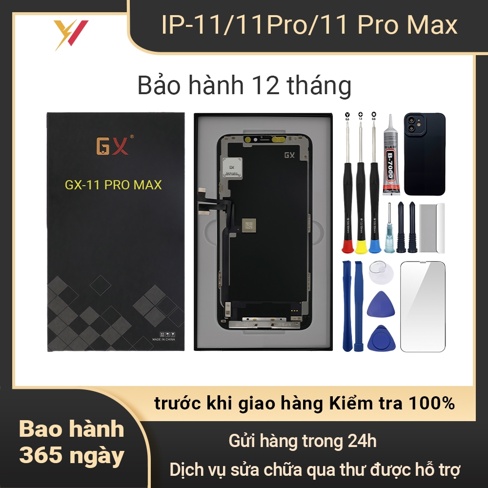 หน้าจอ GX-OLED ของแท้เข้ากันได้กับ IP 11/11 Pro/11 Pro Max 12T