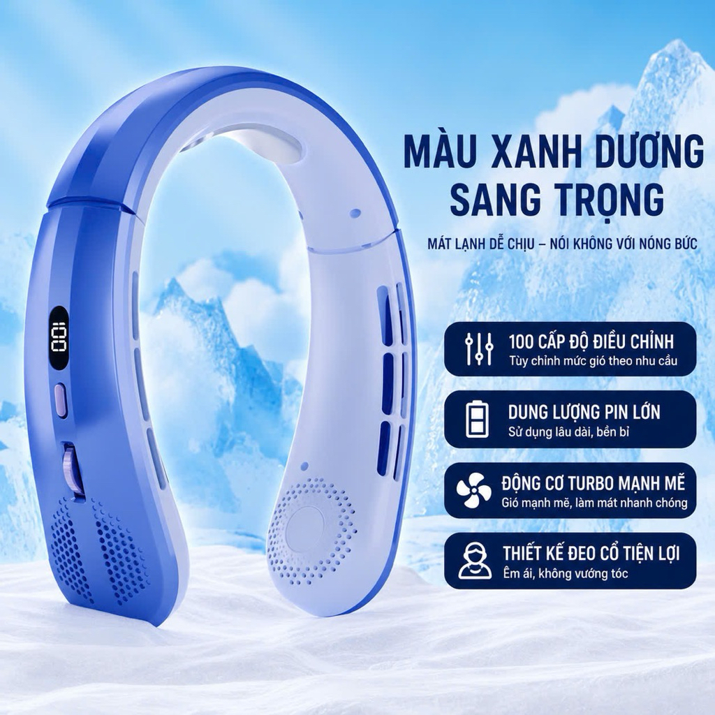 แบตเตอรี่ 2400mAh พัดลมคอเย็น – HOT TREND MODEL 2026