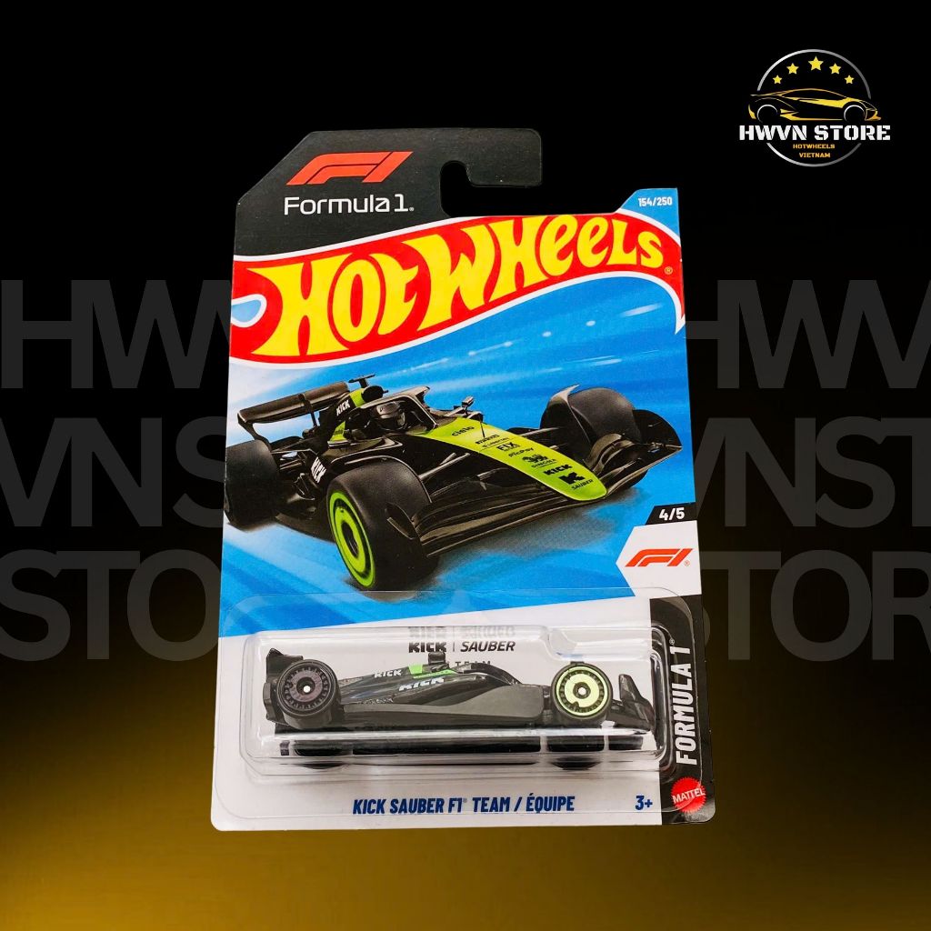 Miniverse - Green Hotwheels Kick Sauber F1 Team/Équipe รถโมเดล
