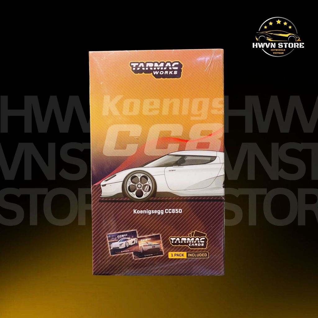 Miniverse - Tarmac Works Koenigsegg CC850 T64G-TL051-WH รถโมเดลสีขาว
