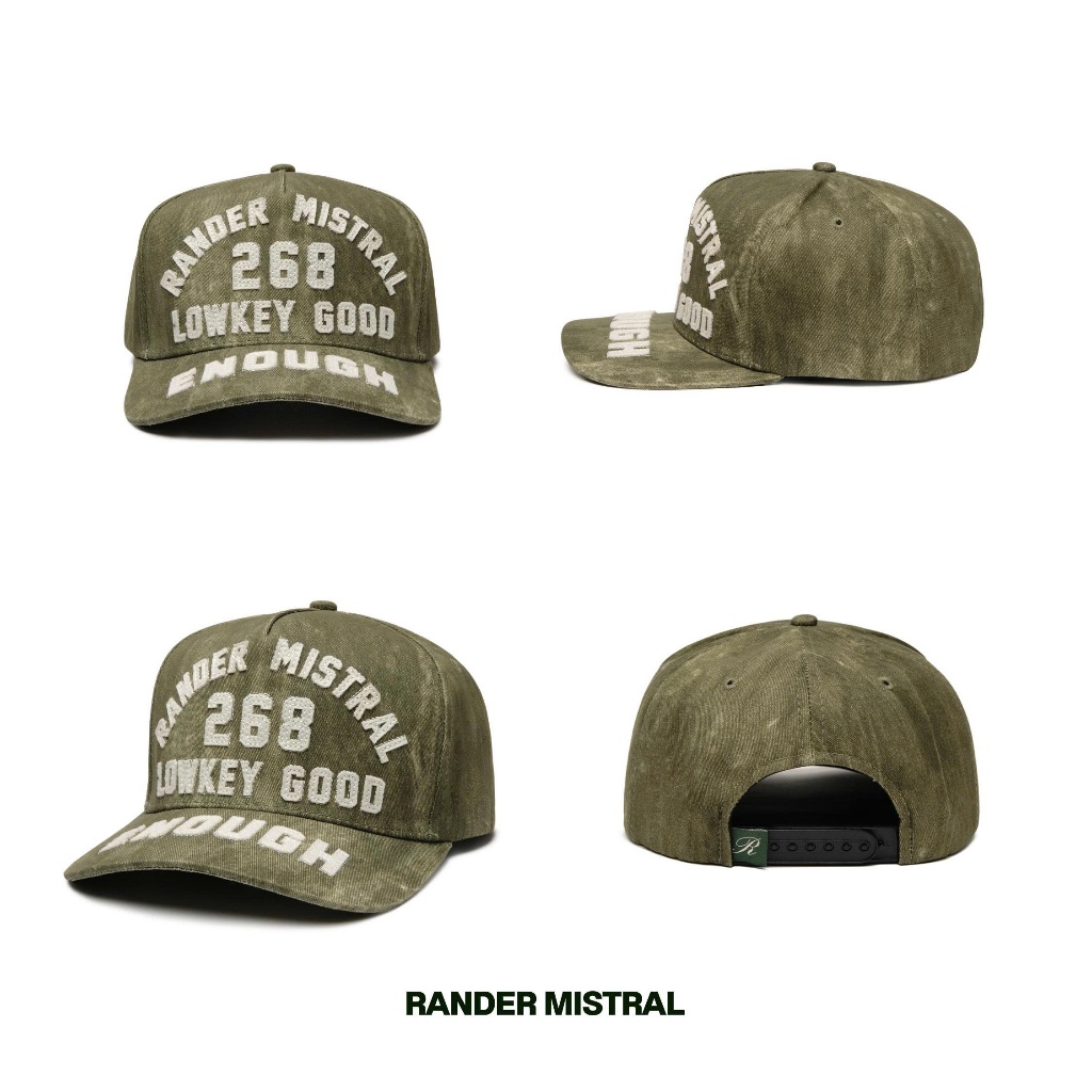RENDER MISTRAL - หมวก GOODENOUGH - OLIVE WASH